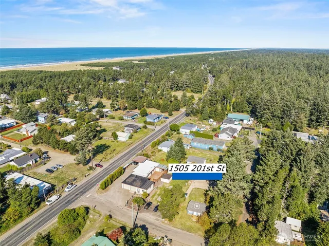 a view of city and mountain