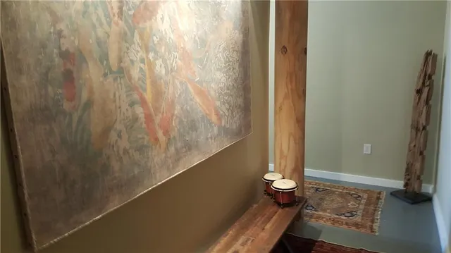 a view of bathroom with bathtub and shower