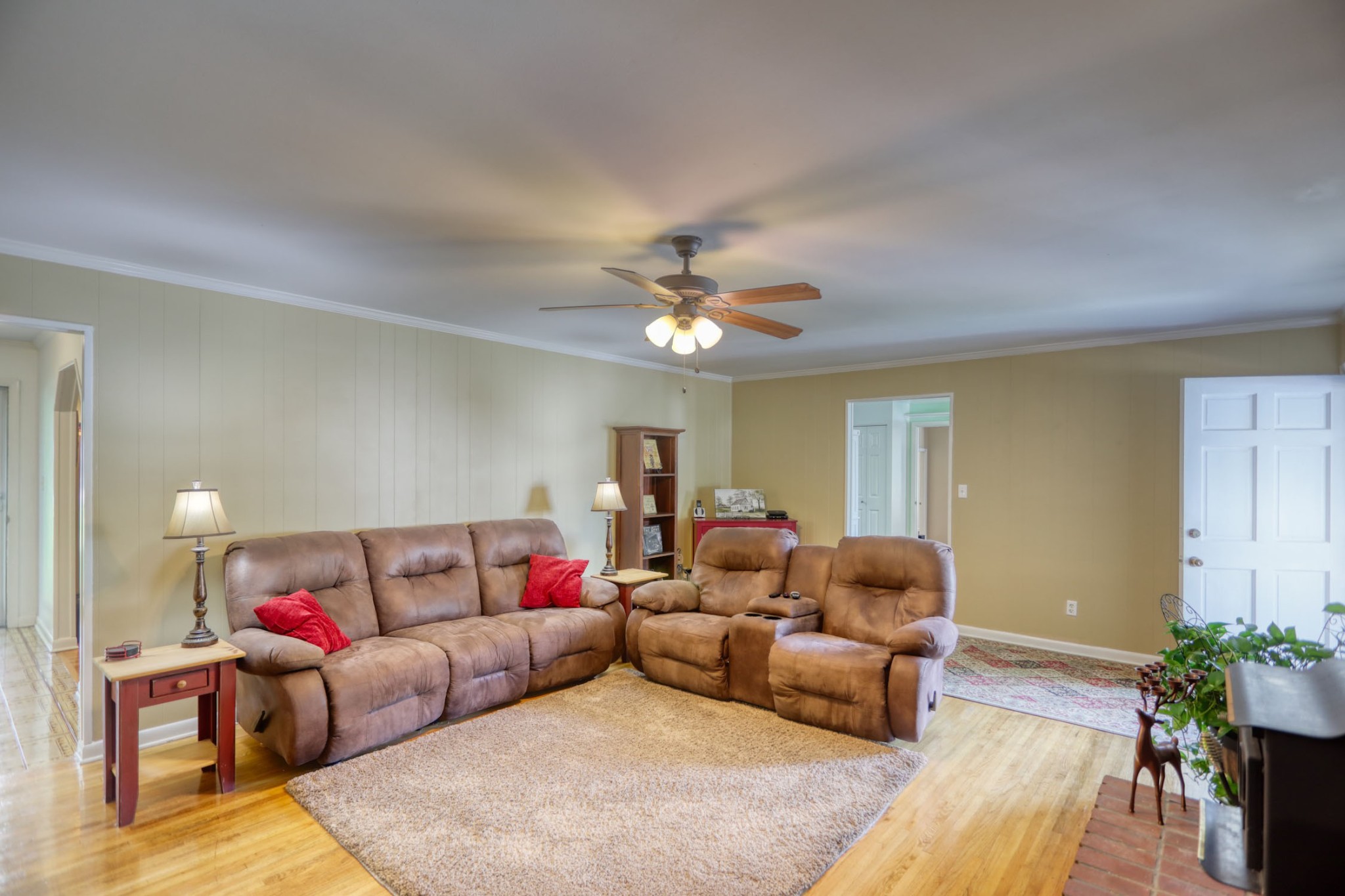 4644 East Robertson Road Cross Plains, TN 37049 - Photo 15 of 56 a living room with furniture and a chandelier