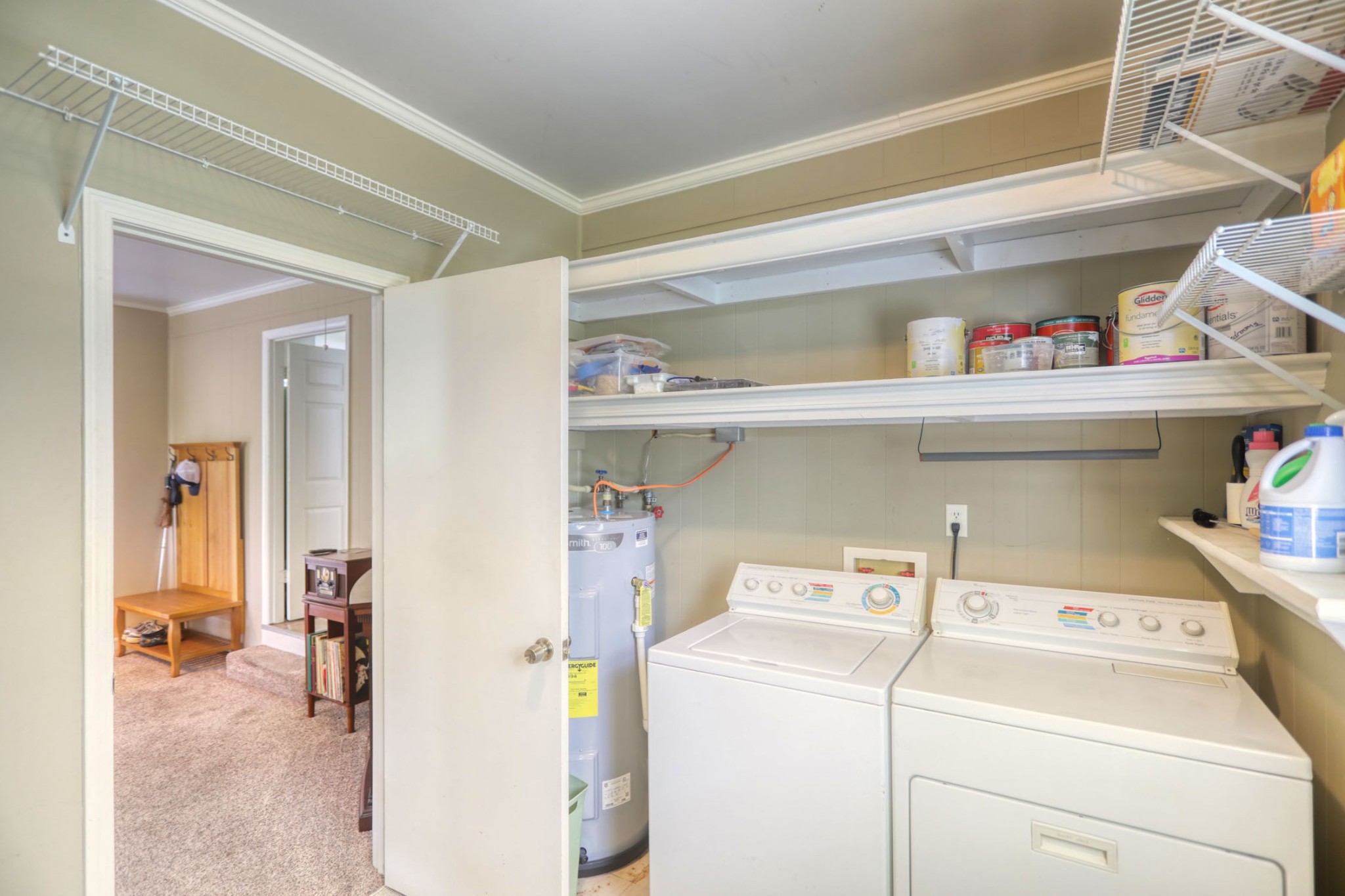 4644 East Robertson Road Cross Plains, TN 37049 - Photo 29 of 56 a utility room with dryer and washer