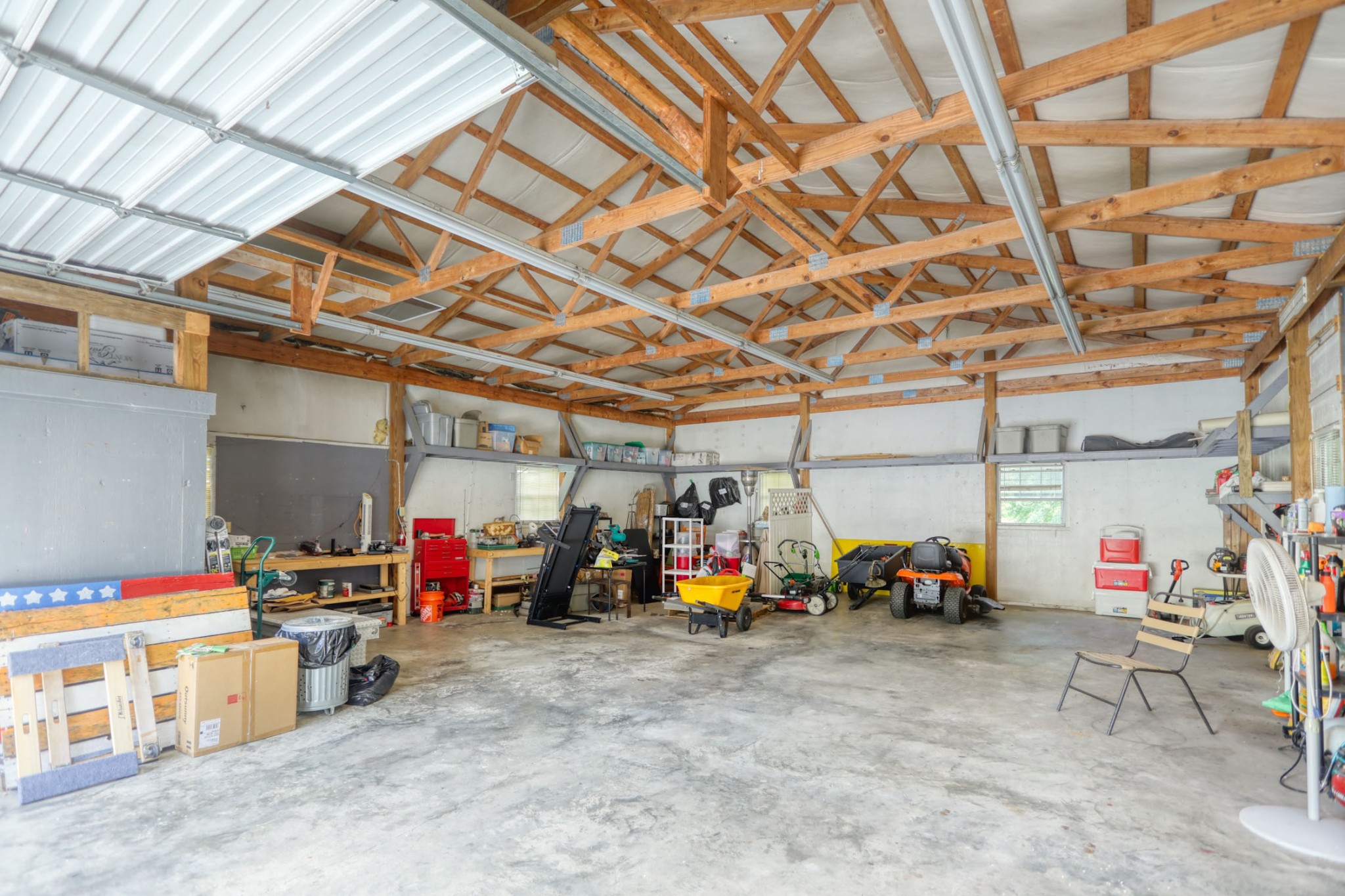 4644 East Robertson Road Cross Plains, TN 37049 - Photo 35 of 56 You could definitely fit a few cars in here! The work shop is insulated and has power.