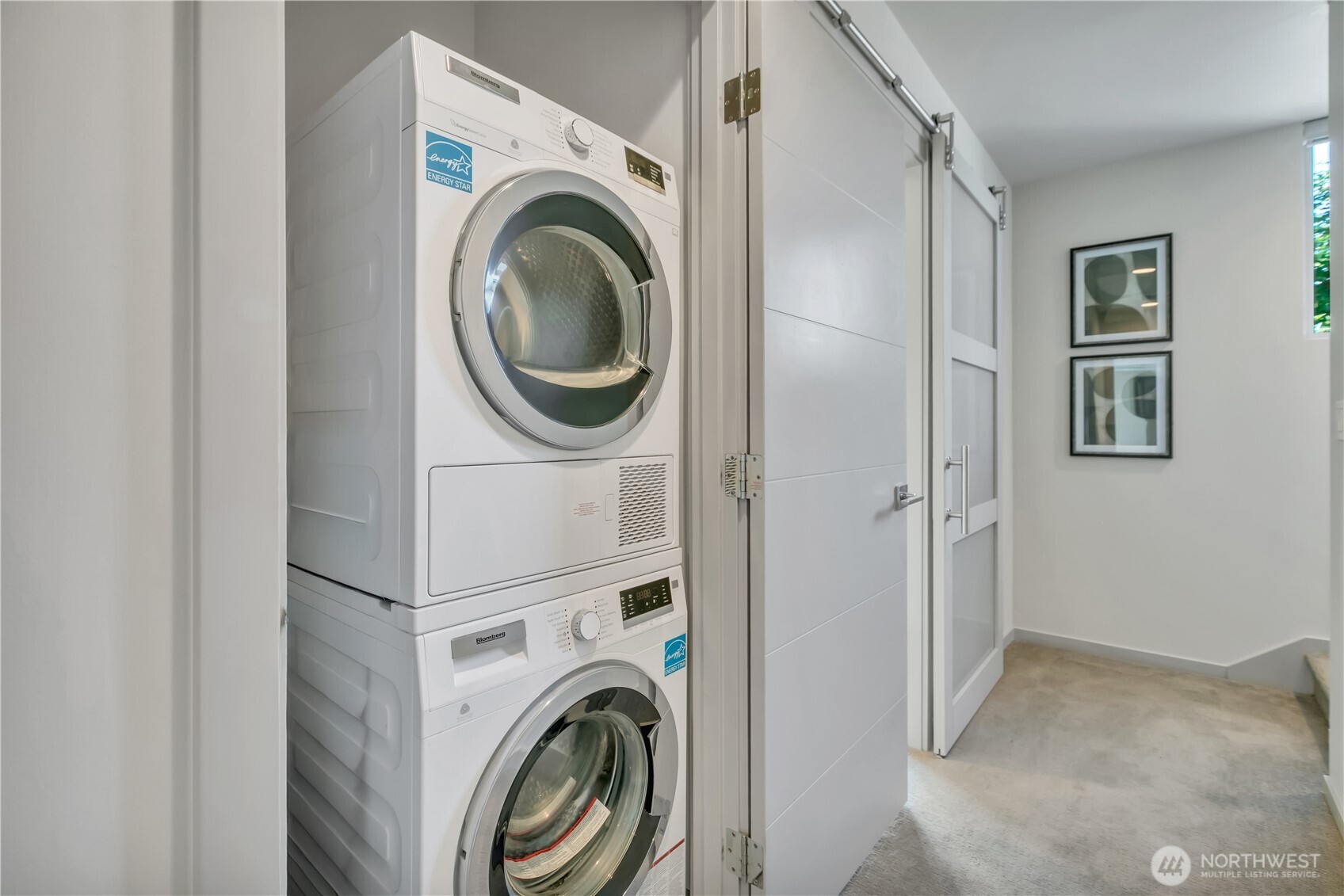 5008 Fauntleroy Way Southwest, Unit B Seattle, WA 98136 - Photo 25 of 36 a view of entryway with washer and dryer