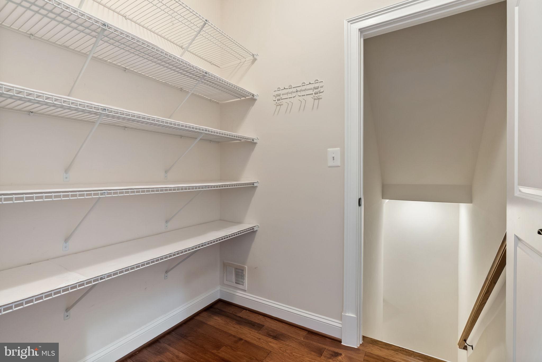 18482 Wild Raspberry Drive Purcellville, VA 20132 - Photo 128 of 143 a view of walk in closet with empty racks