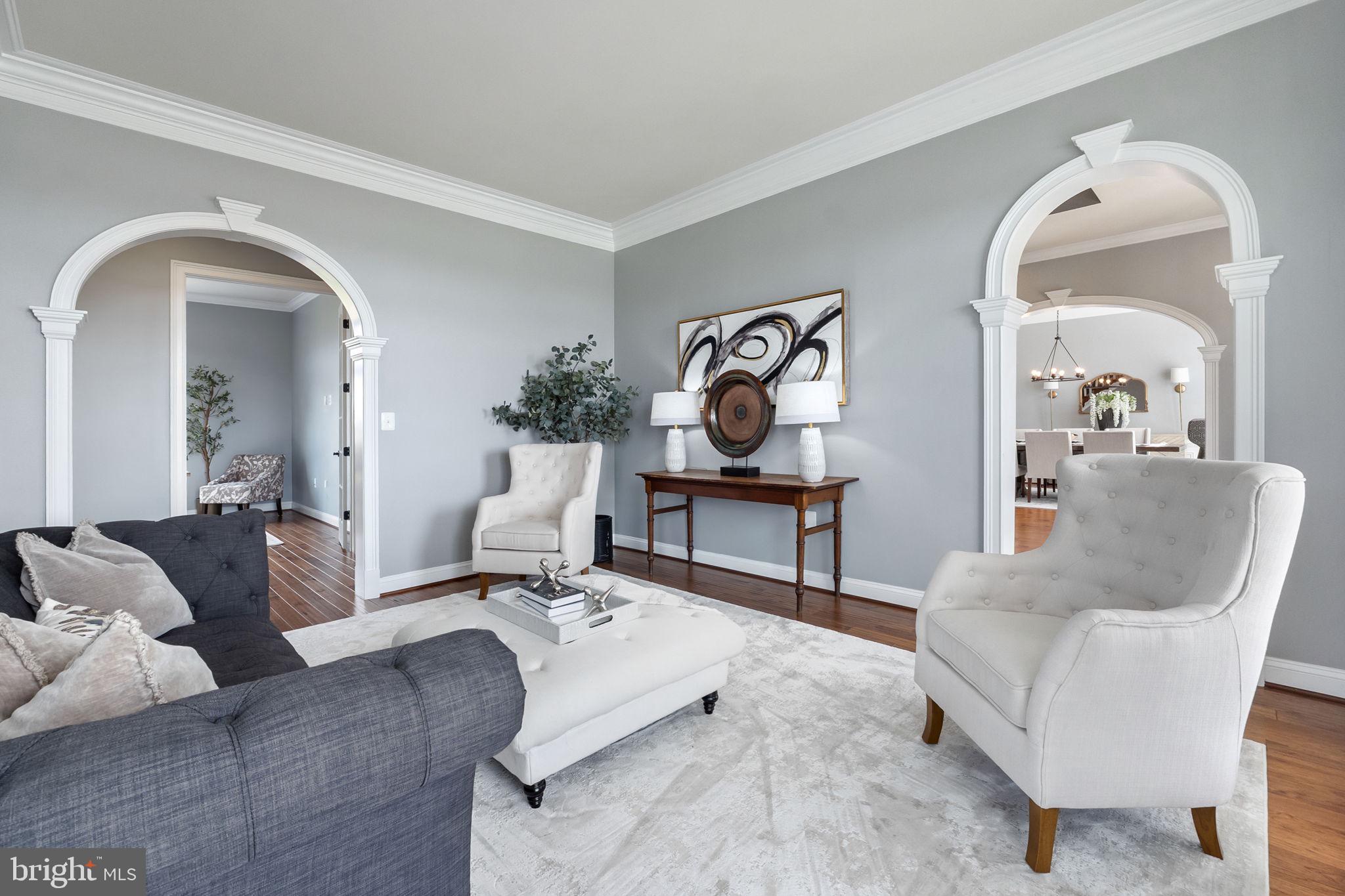 18482 Wild Raspberry Drive Purcellville, VA 20132 - Photo 27 of 143 a living room with furniture and painting on the wall