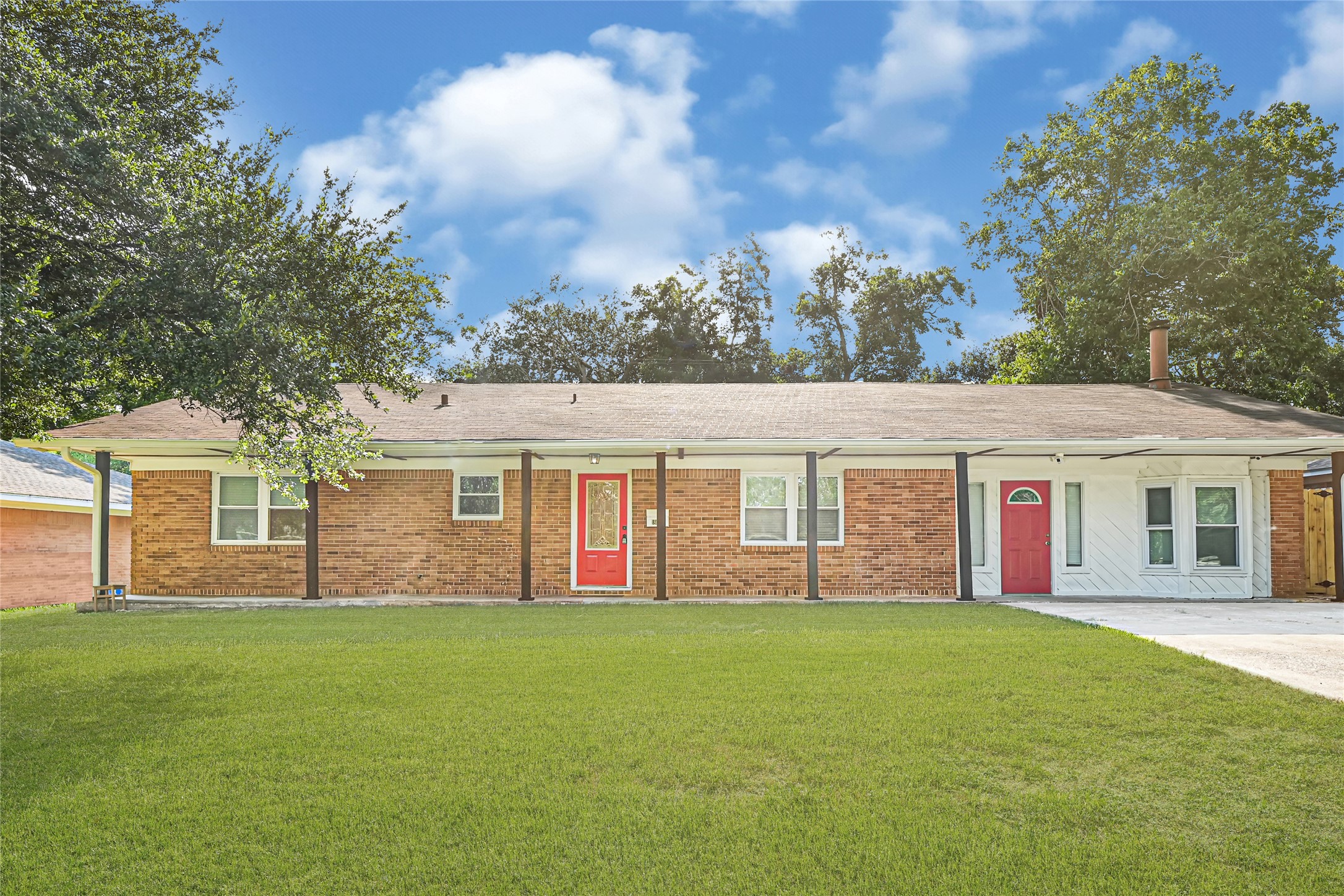 1806 Clayton Drive Baytown, TX 77520 - Photo 30 of 40 front view of a house with a yard