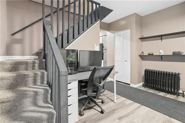 a view of entryway and hall