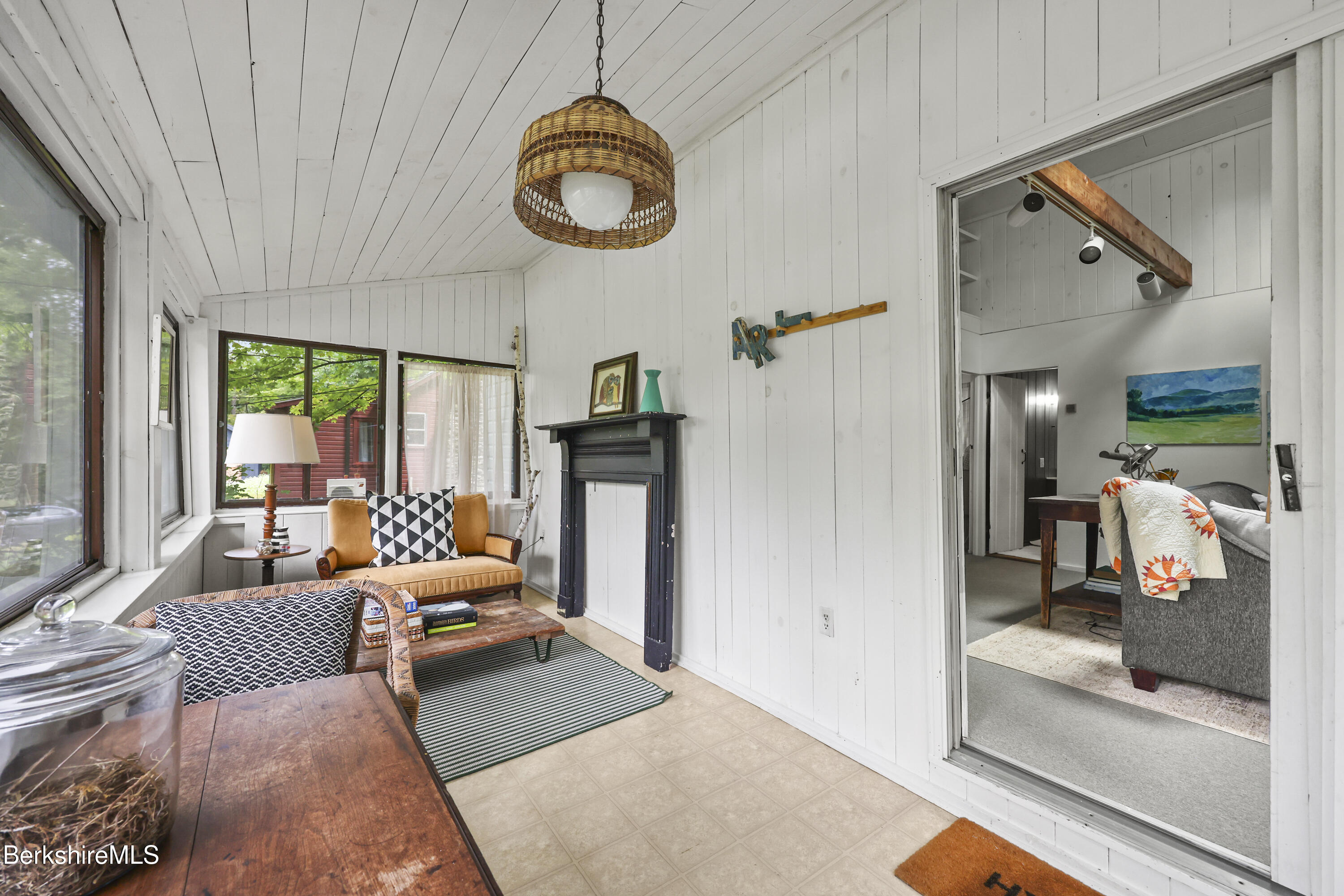 10 Mahkeenac Heights Road Stockbridge, MA 01262 - Photo 4 of 27 Front Enclosed Porch