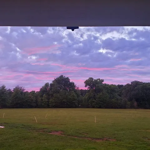 a view of lake and mountain