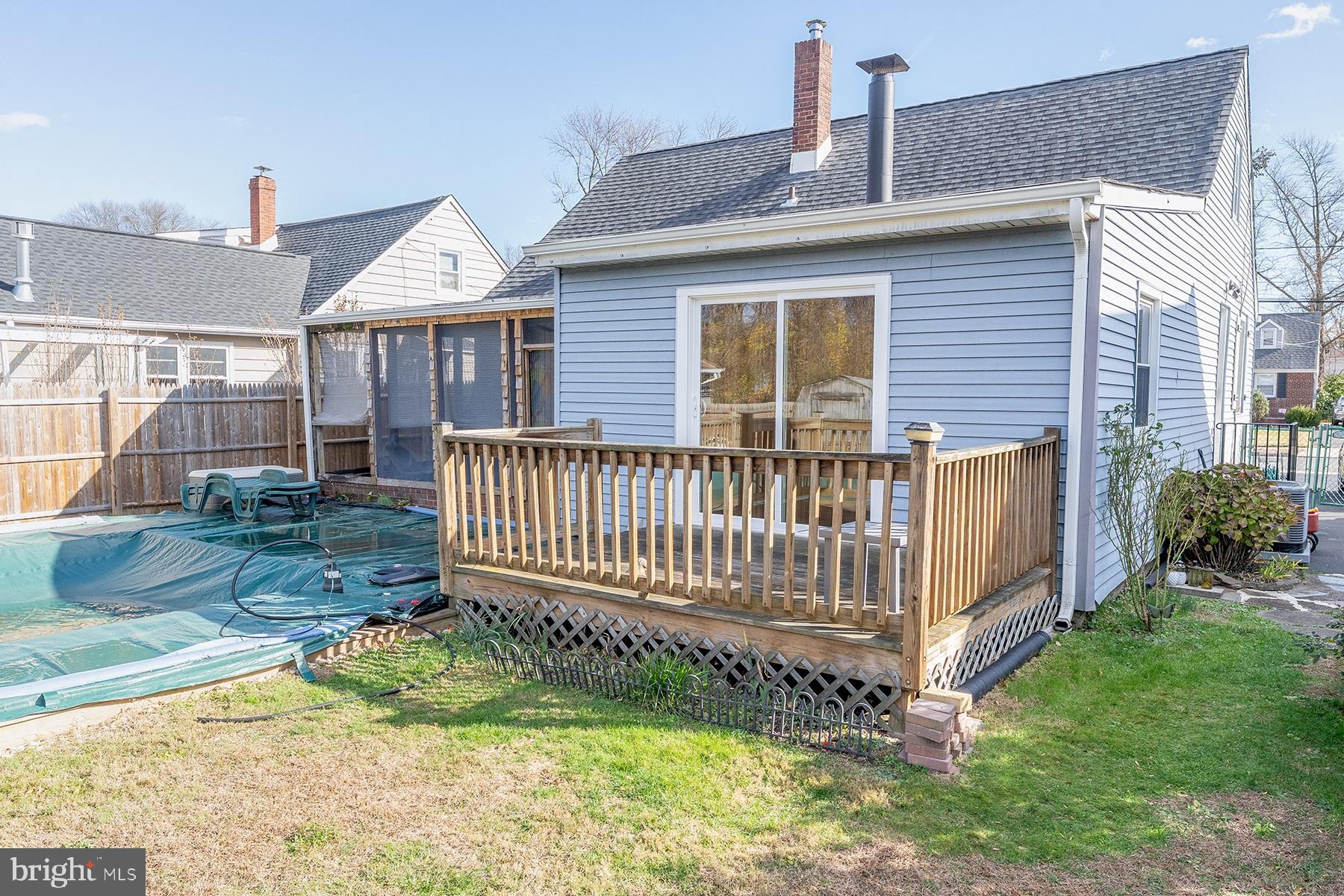 33 Stratford Avenue Ewing, NJ 08618 - Photo 22 of 30 a view of a house with a yard and deck