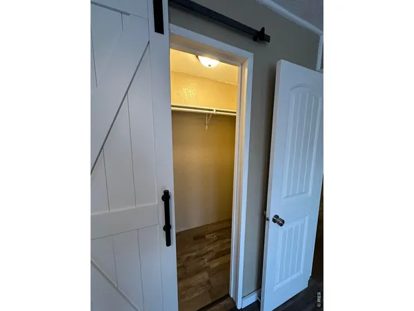 a view of front door