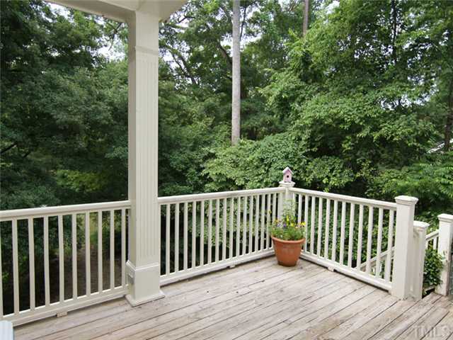 323 Marlowe Road Raleigh, NC 27609 - Photo 21 of 25 a view of a wooden roof deck