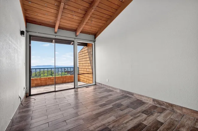 a outdoor view with a sitting space