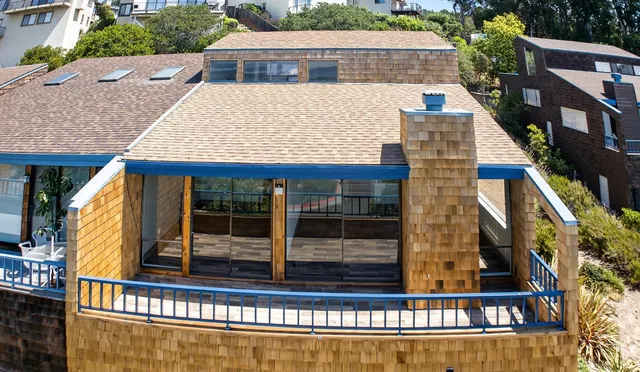 a view of a house with balcony