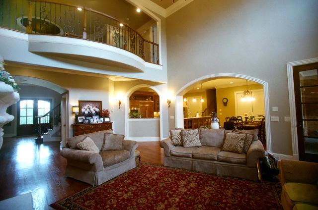 3239 Kinnard Springs Road Franklin, TN 37064 - Photo 11 of 20 Spacious & comfortable living room includes a gorgeous built-in that accommodates up to a 46" LCD, audio equipment, and plenty of decor. 10 windows make the lighting and view spectacular.