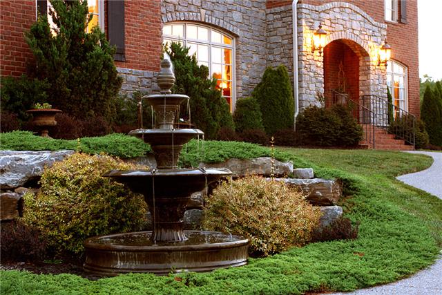 3239 Kinnard Springs Road Franklin, TN 37064 - Photo 19 of 20 Full landscaping surrounds this home and includes a 4-tiered fountain that is plumbed and timed to provide auto-filling. Gorgeous entry lamps provide a warm glow that is welcoming to your guests.