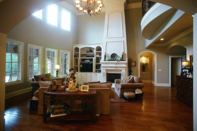 3239 Kinnard Springs Road Franklin, TN 37064 - Photo 10 of 20 A sight to behold is this 21' custom-sculpted Arca-stone fireplace in the living room that simply provides wow-factor to everyone who enters the room. Burns wood or gas. Mantle top is approximately 6' from the floor and includes electrical outlets f