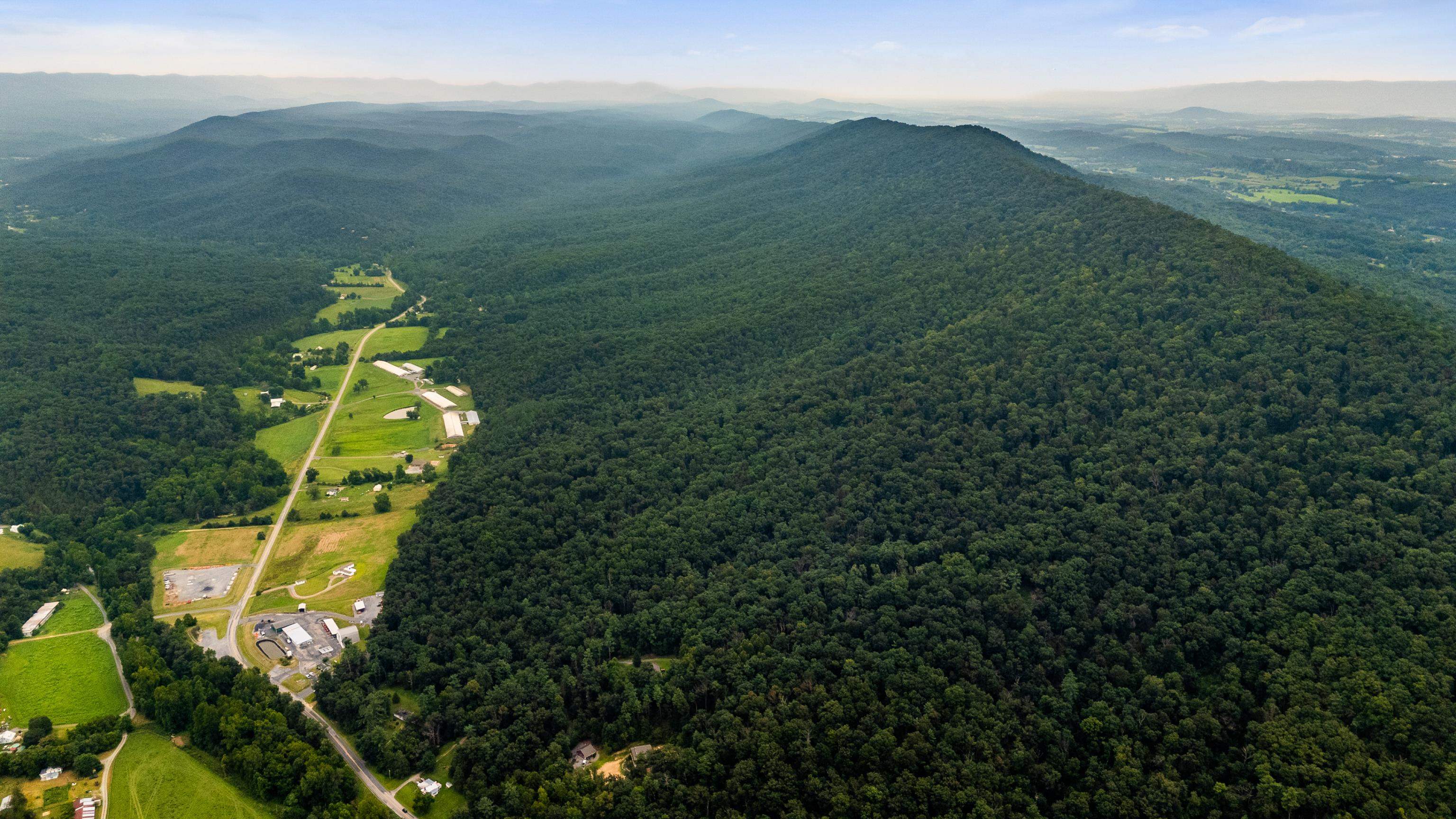 198-acres Runions Creek Road Broadway, VA 22815 - Photo 51 of 60 a aerial view of a house with a garden