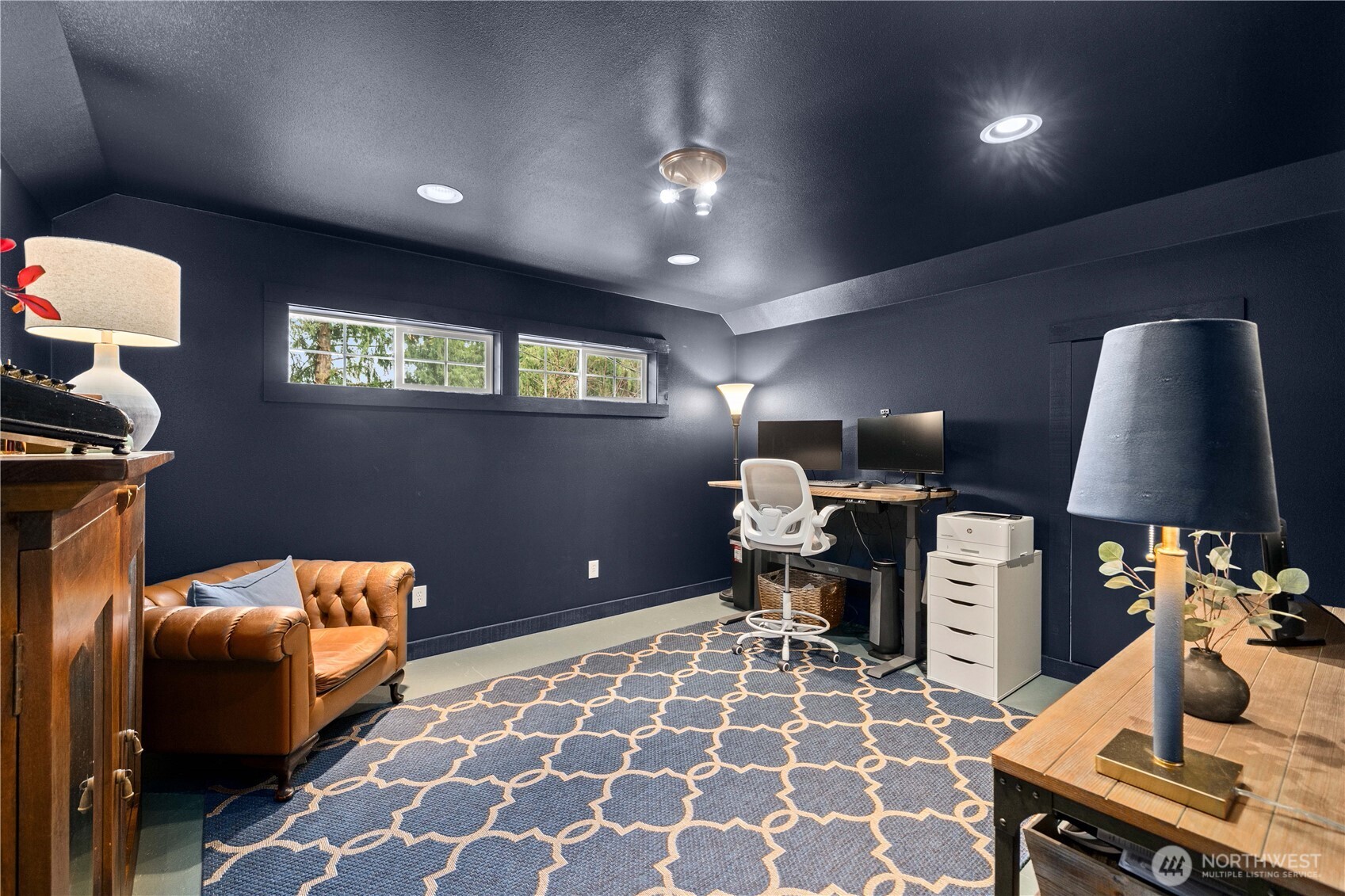26002 Southeast 208th Street Maple Valley, WA 98038 - Photo 33 of 40 a reading room with furniture a lamp and a rug
