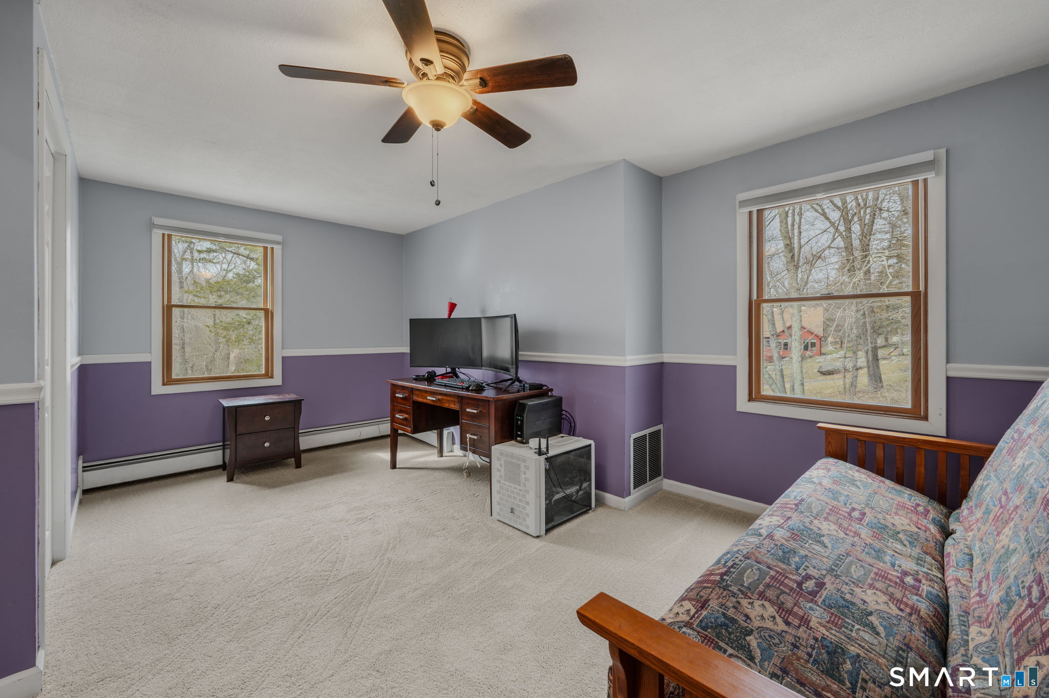 215 Haywardville Road East Haddam, CT 06415 - Photo 21 of 31 a livingroom with workspace and a window