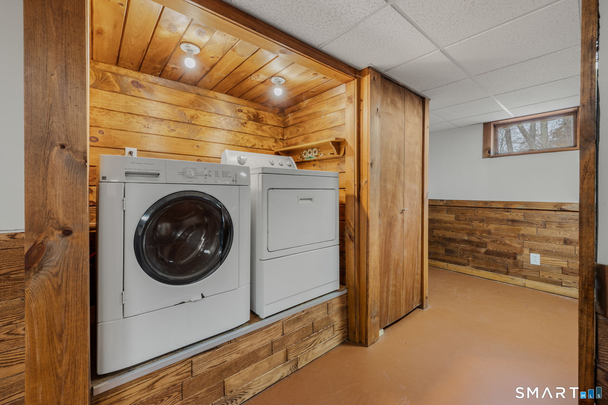 215 Haywardville Road East Haddam, CT 06415 - Photo 24 of 31 a view of a storage & utility room with washer and dryer