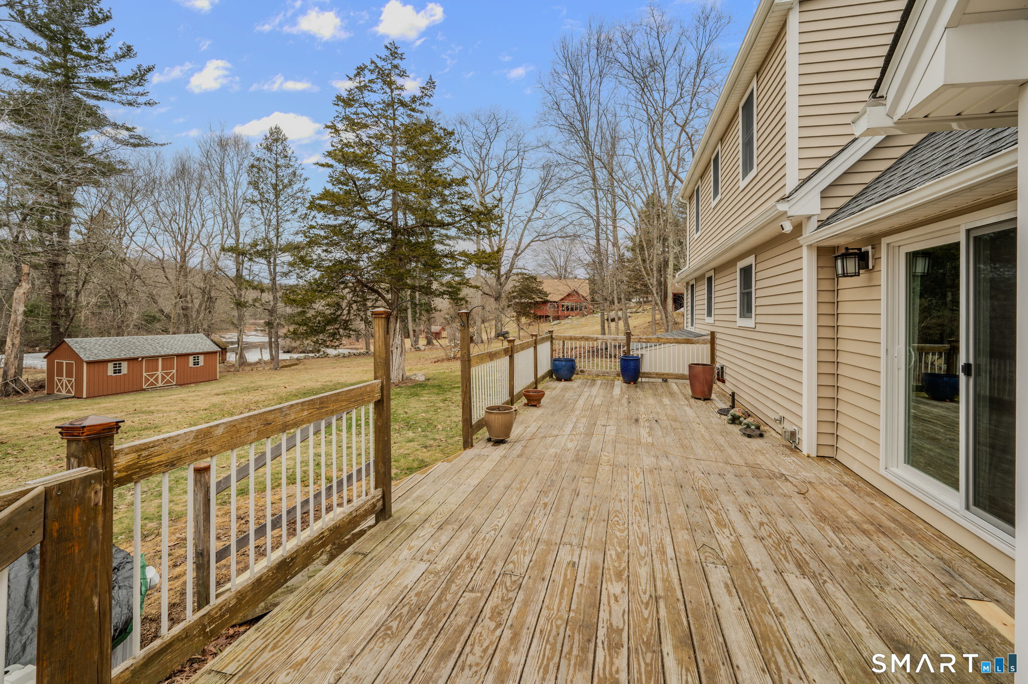 215 Haywardville Road East Haddam, CT 06415 - Photo 28 of 31 a view of a balcony with trees