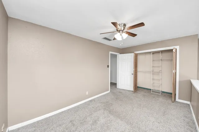 a view of an empty room