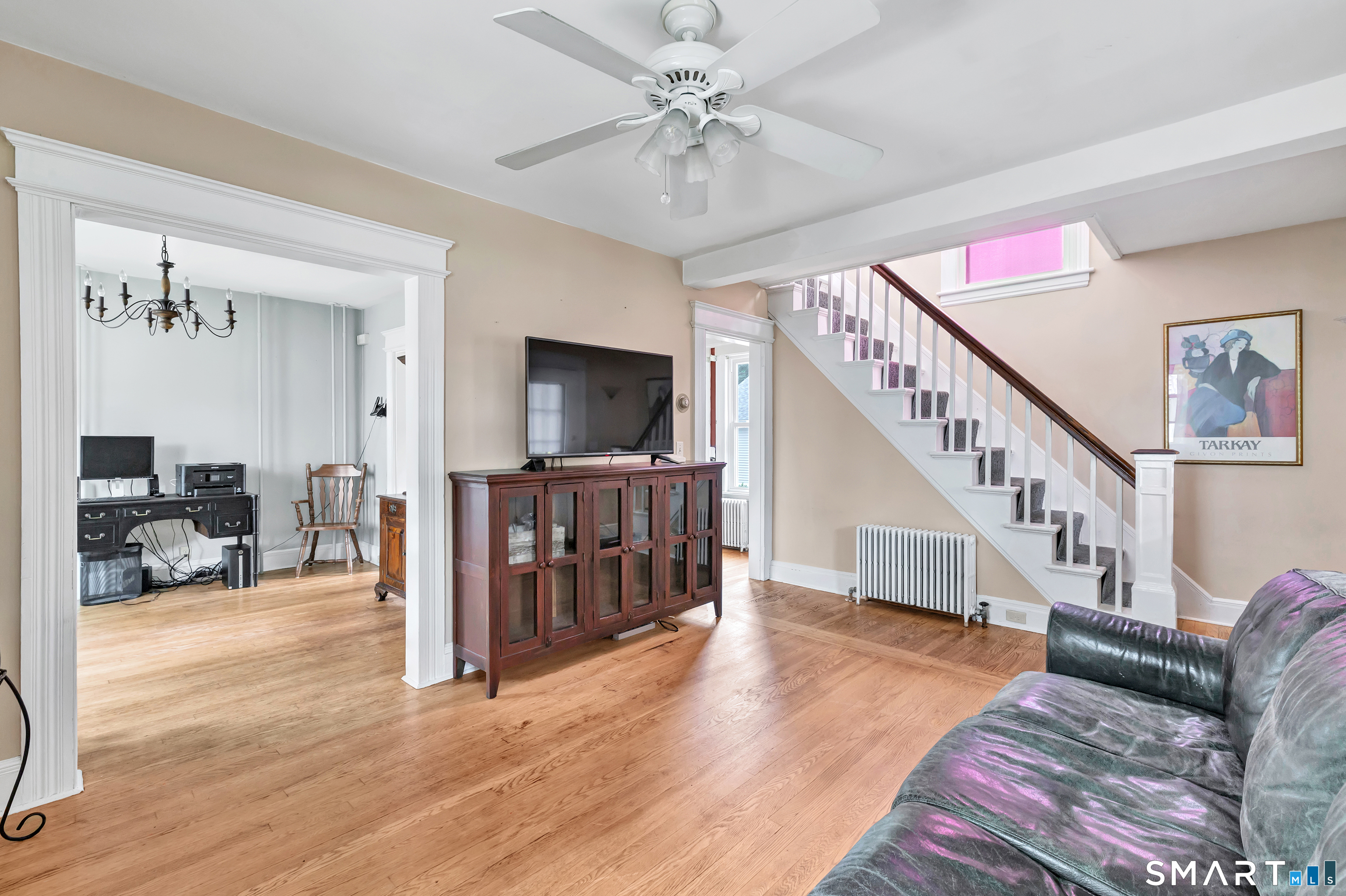 1326 Huntington Road Stratford, CT 06614 - Photo 6 of 37 Main Floor -Living Room has Hardwood Floors, lots of natural sunlight during the day.