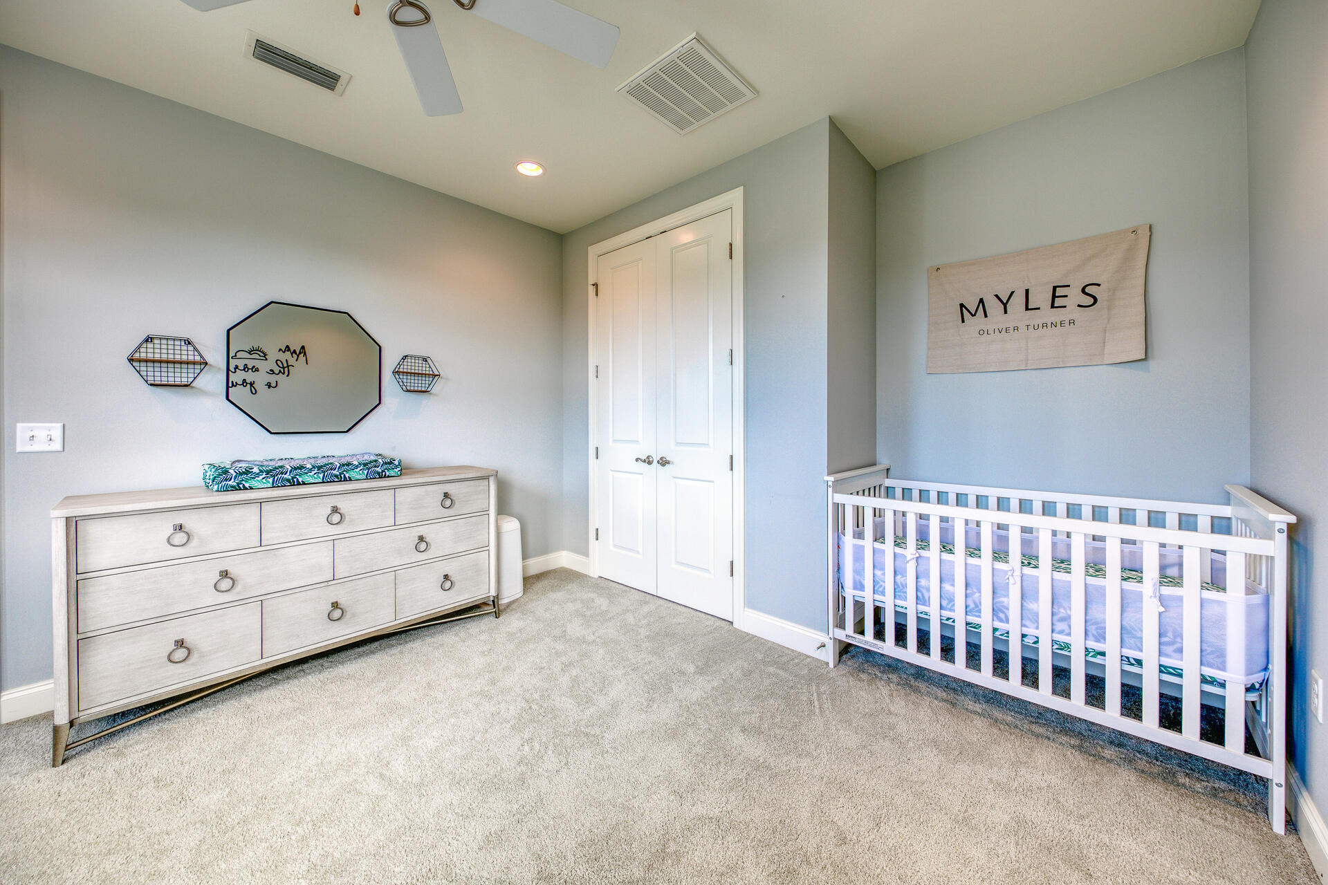 103 Chapman Street Santa Rosa Beach, FL 32459 - Photo 22 of 29 a view of a bedroom with baby bed