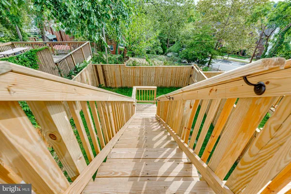 a view of outdoor space and deck