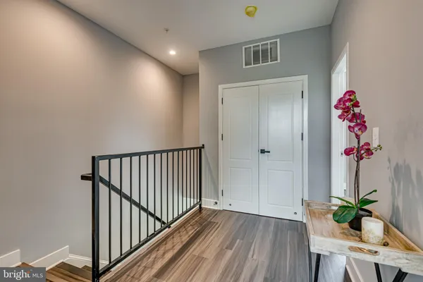 a view of entryway with stairs