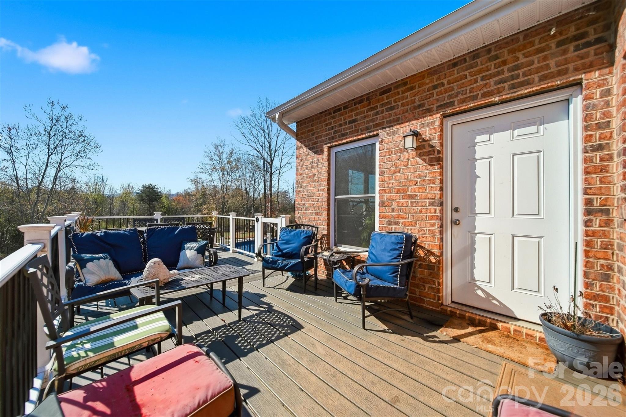 976 Amherst Road Morganton, NC 28655 - Photo 25 of 38 a view of a roof deck with furniture