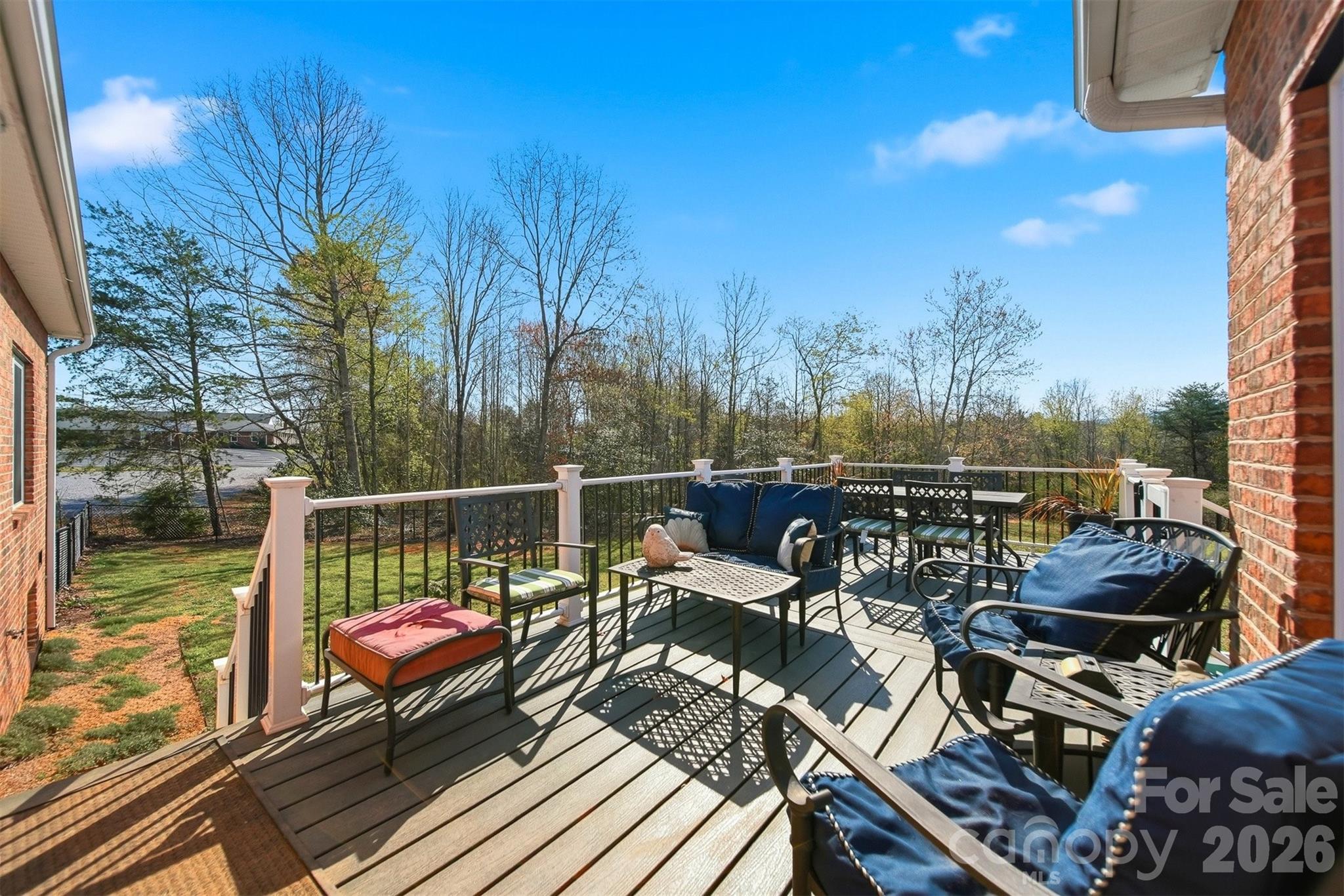 976 Amherst Road Morganton, NC 28655 - Photo 26 of 38 a view of deck with furniture