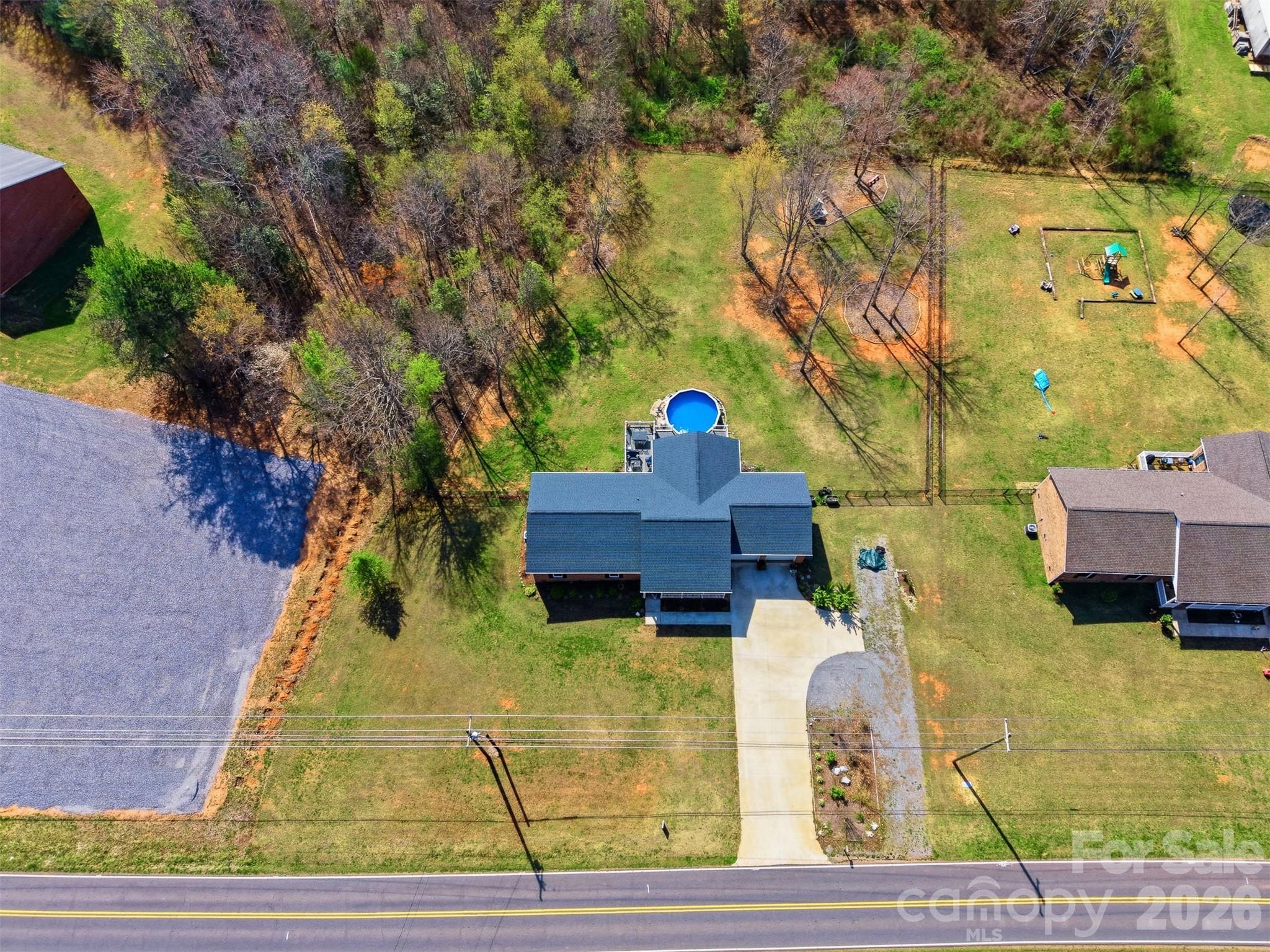 976 Amherst Road Morganton, NC 28655 - Photo 33 of 38 a aerial view of a house with a yard