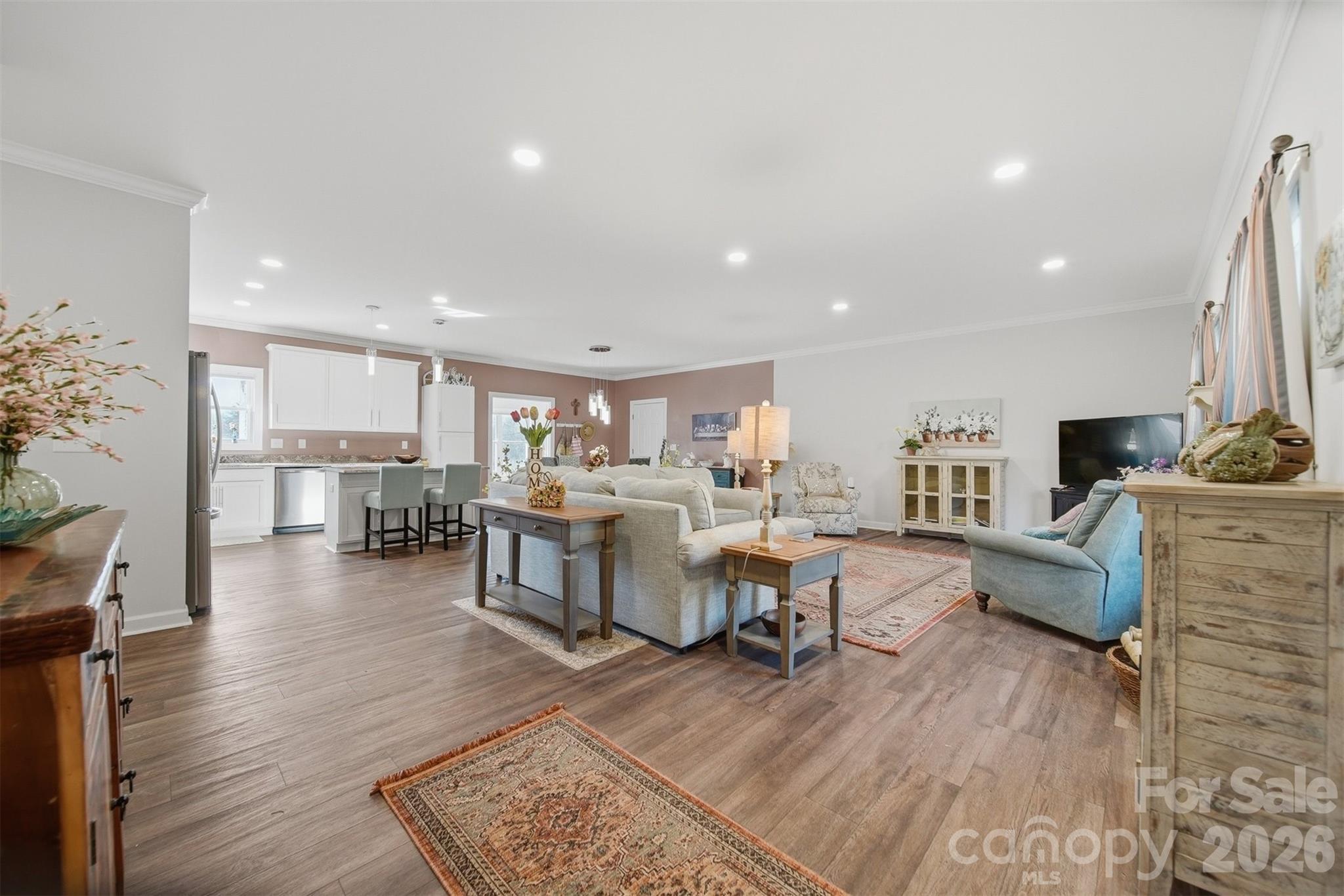 976 Amherst Road Morganton, NC 28655 - Photo 6 of 38 a living room with furniture and a wooden floor