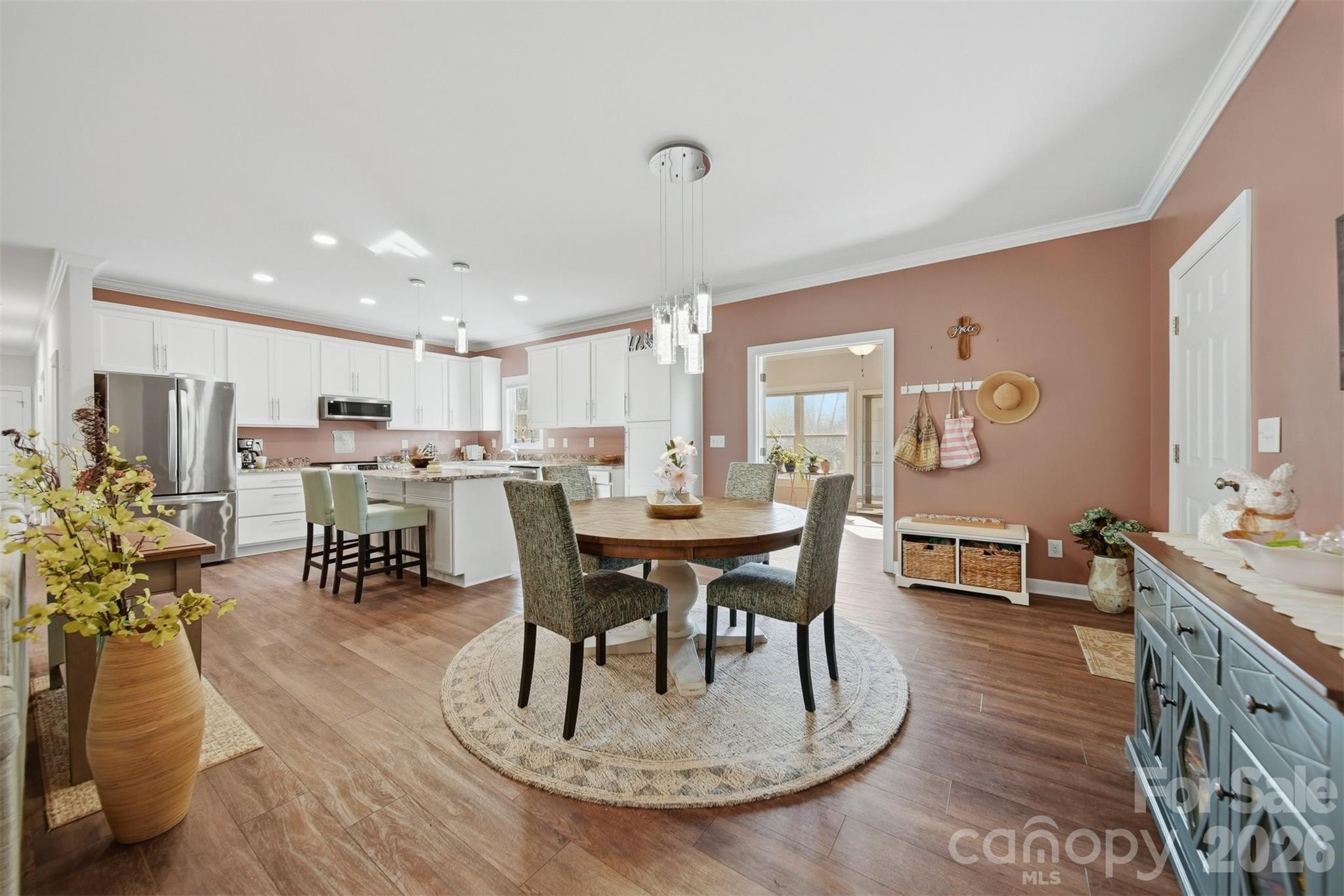 976 Amherst Road Morganton, NC 28655 - Photo 9 of 38 a view of a dining room with furniture