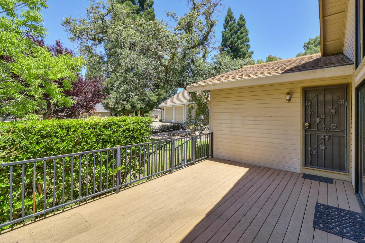 6798 Terreno Drive Rancho Murieta, CA 95683 - Photo 53 of 63 a balcony with an outdoor space