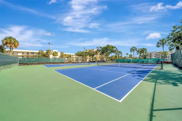 a view of a tennis court