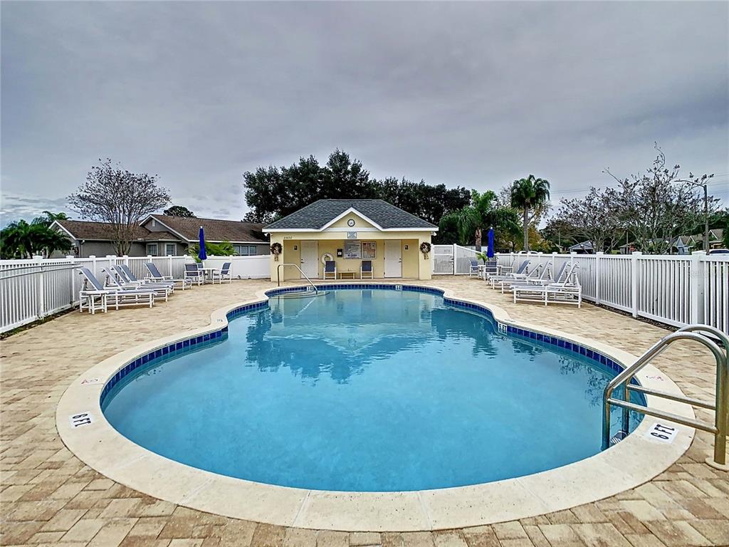 2841 Banyan Hill Lane Land O' Lakes, FL 34639 - Photo 15 of 20 a view of a swimming pool with a patio
