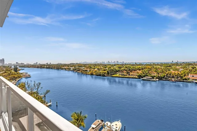 a view of a lake with a outdoor space