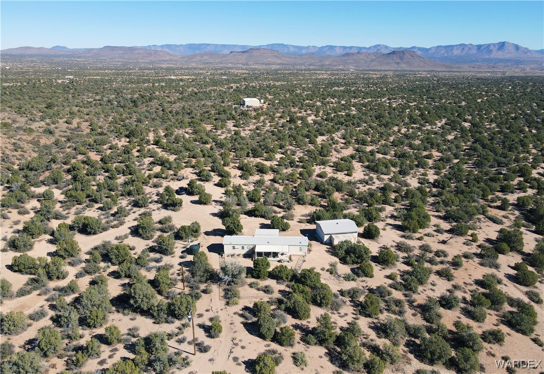 2336 South Rease Road Kingman, AZ 86401 - Photo 3 of 41 Aerial view featuring a mountain view