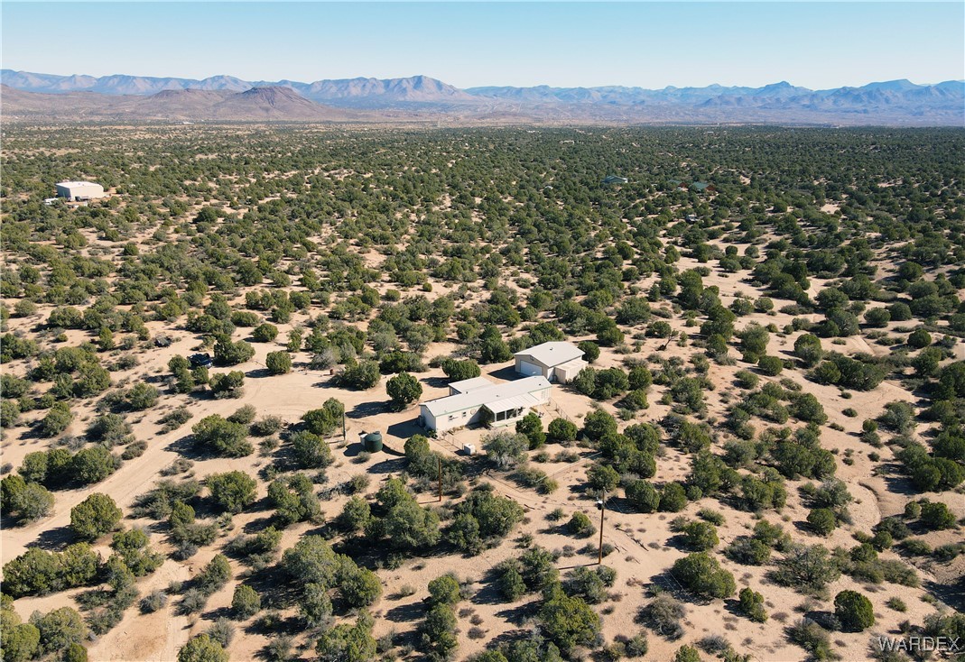 2336 South Rease Road Kingman, AZ 86401 - Photo 32 of 41 Aerial view featuring a mountain view