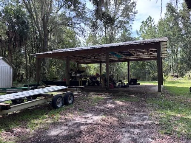 a view of outdoor space with trees