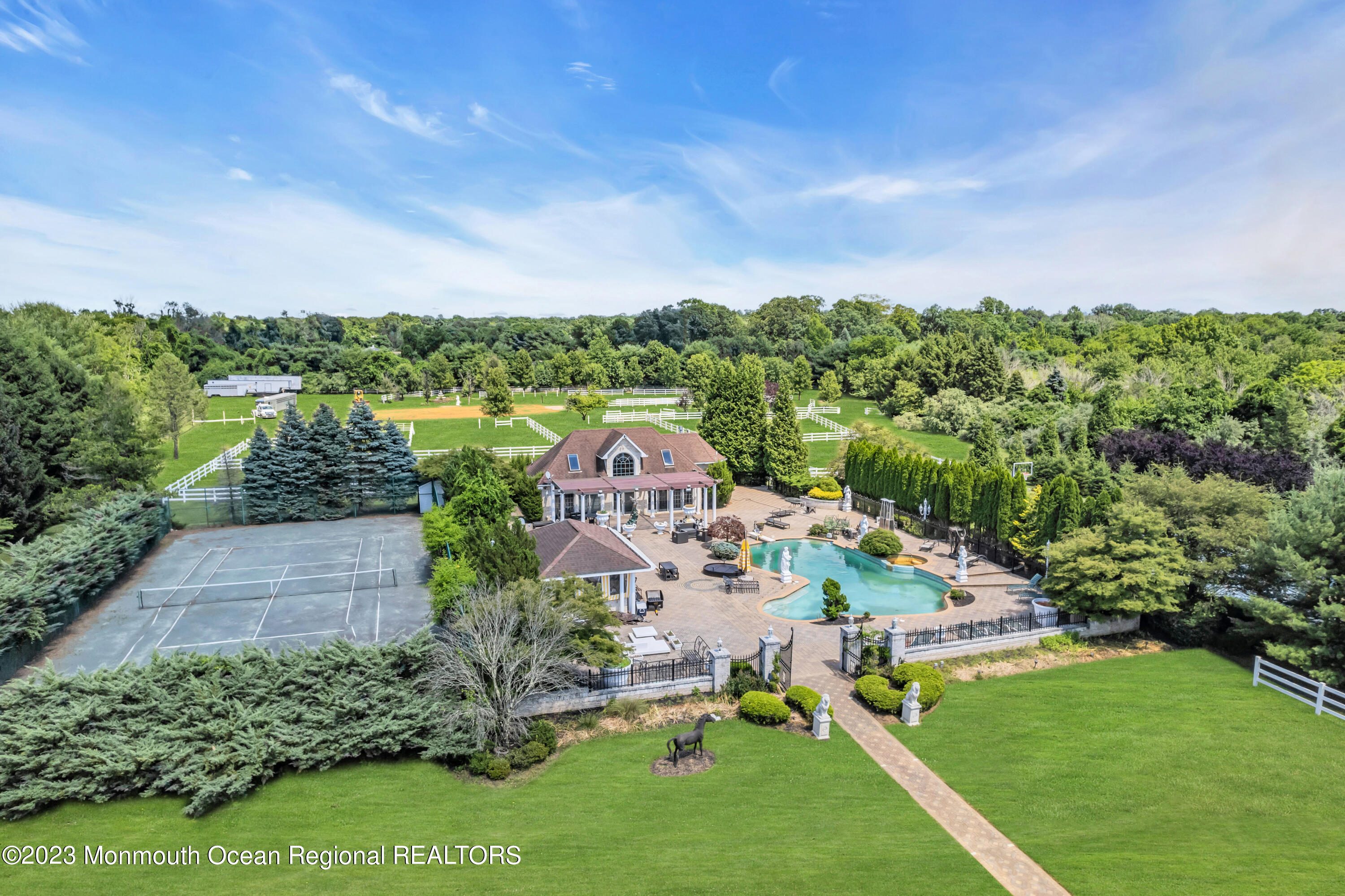 2 Bluebell Road Colts Neck, NJ 07722 - Photo 74 of 80 a view of a house with a yard