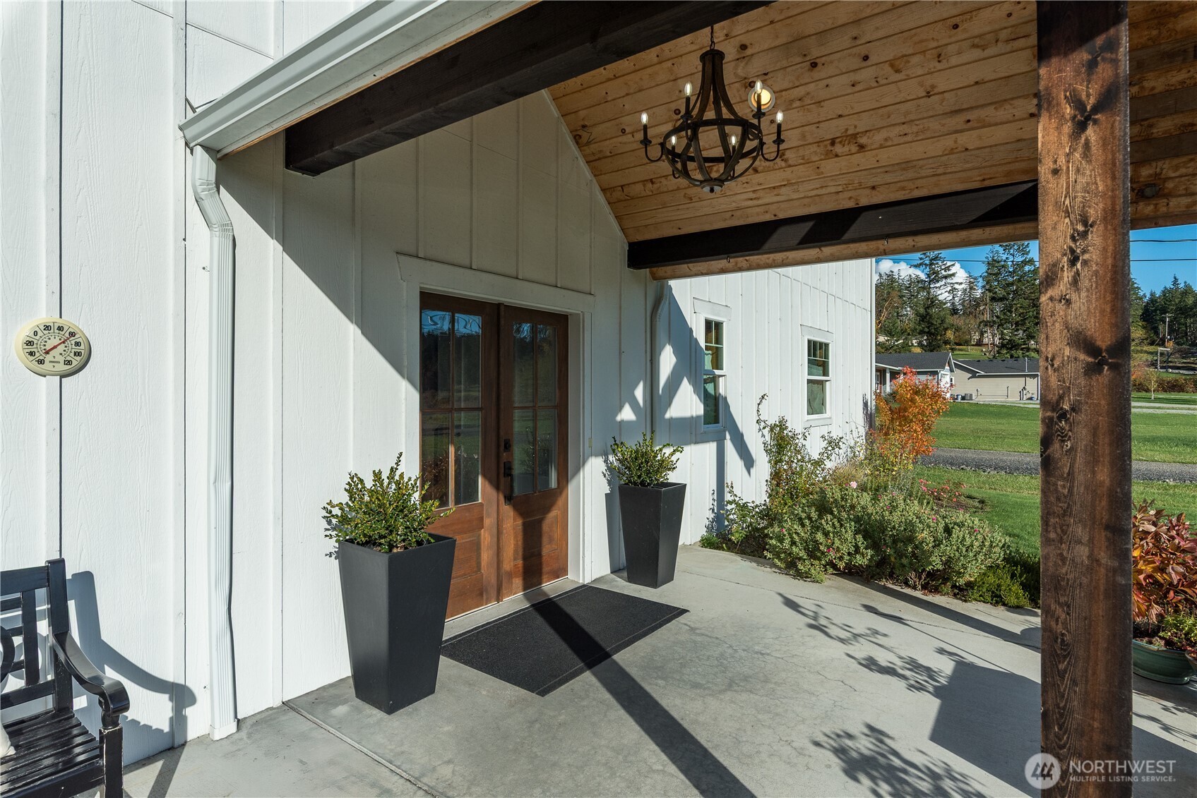 157 Russell Road Camano Island, WA 98282 - Photo 2 of 38 a view of a entryway door front of house