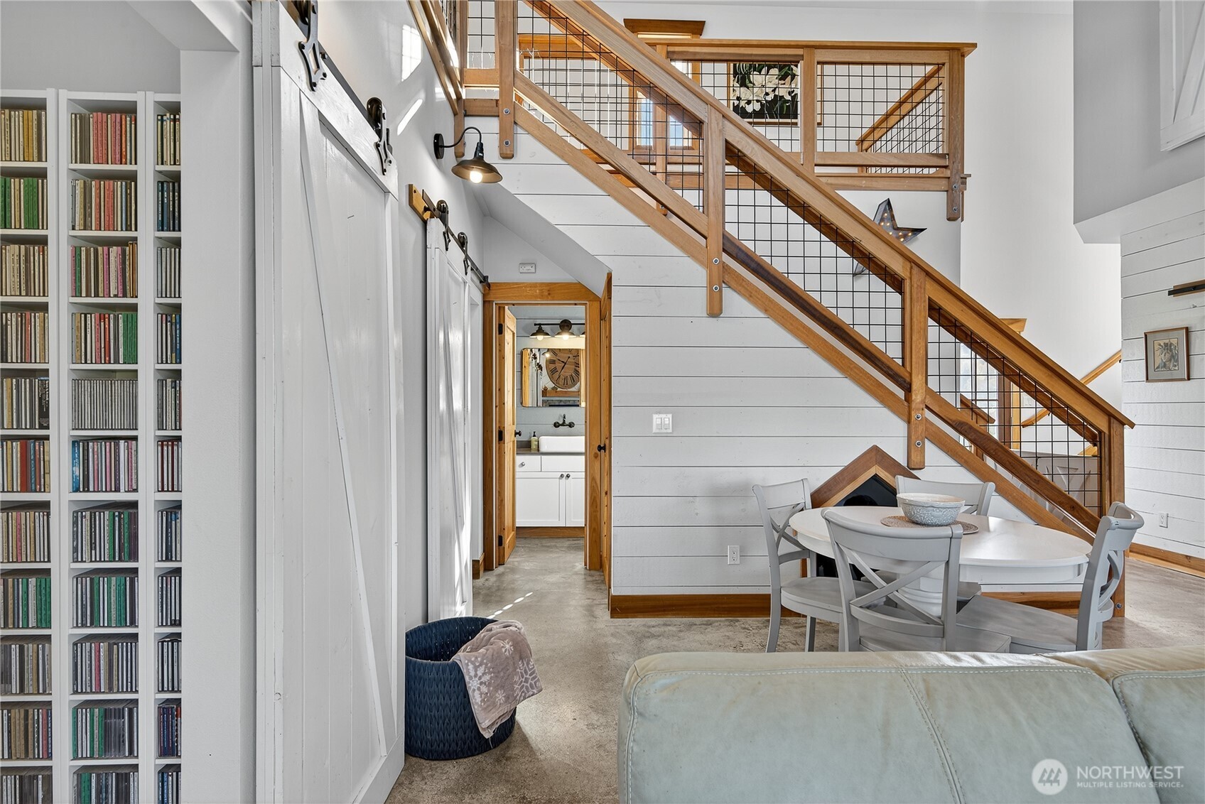 157 Russell Road Camano Island, WA 98282 - Photo 22 of 38 a view of entryway and hall with wooden floor