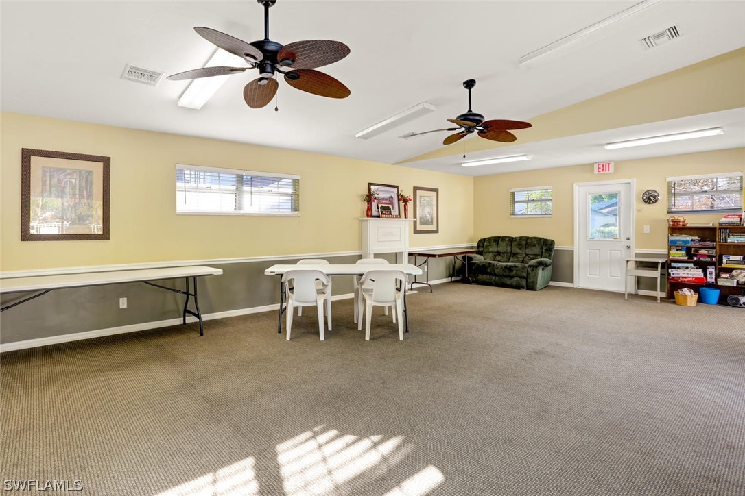 13710 Raleigh Lane, Unit 5 Fort Myers, FL 33919 - Photo 29 of 29 a living room with furniture and a ceiling fan