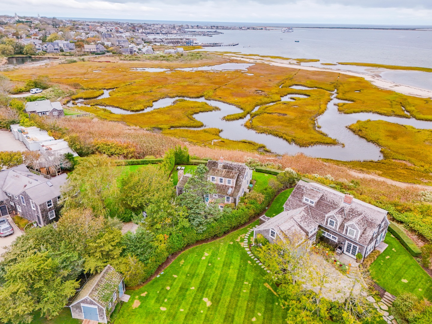 6 Harbor Terrace Nantucket, MA 02554 - Photo 4 of 18 a view of an ocean and beach