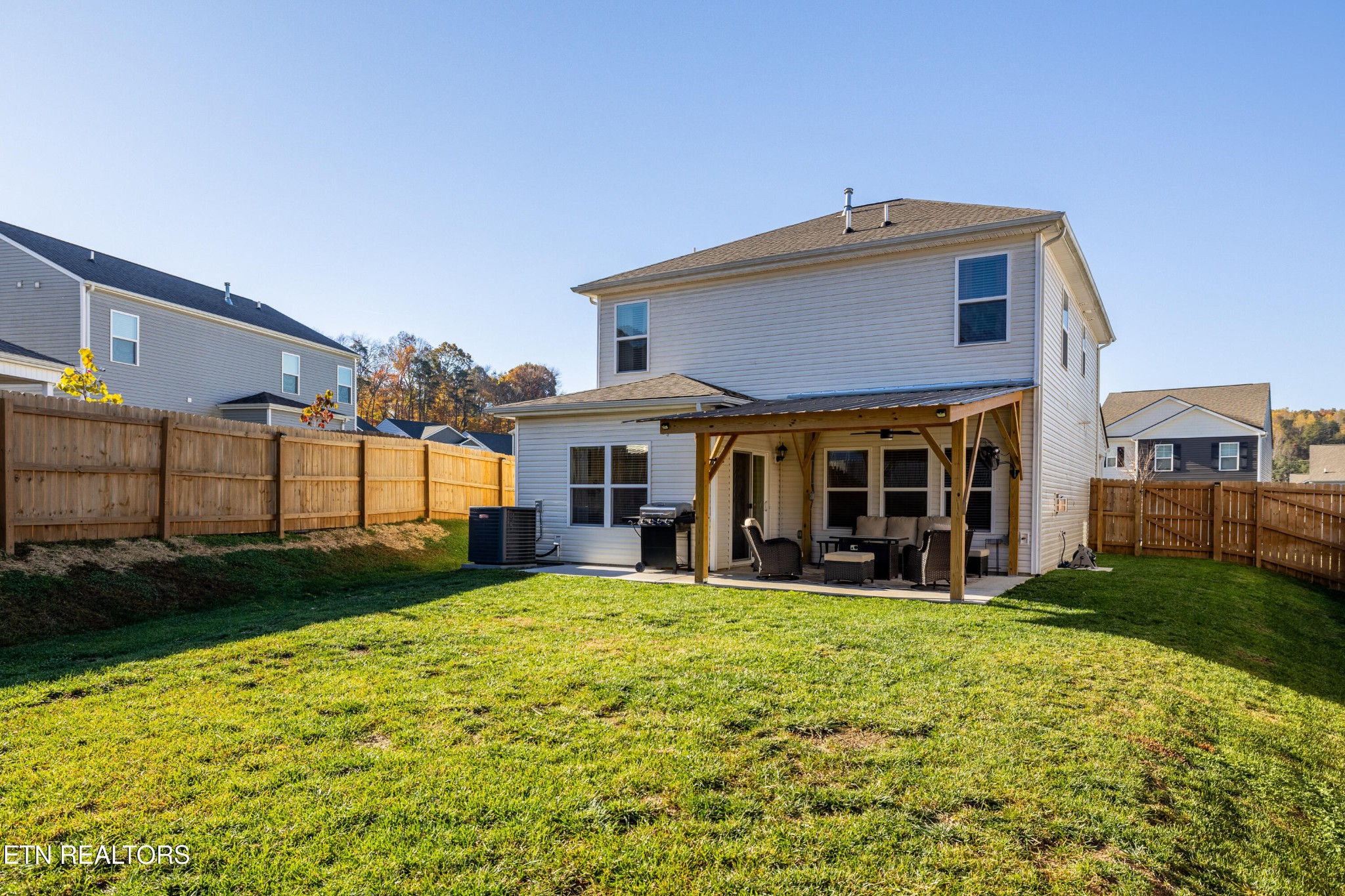 2918 Red Flame Road Knoxville, TN 37921 - Photo 35 of 39 a view of a house with a yard and sitting area