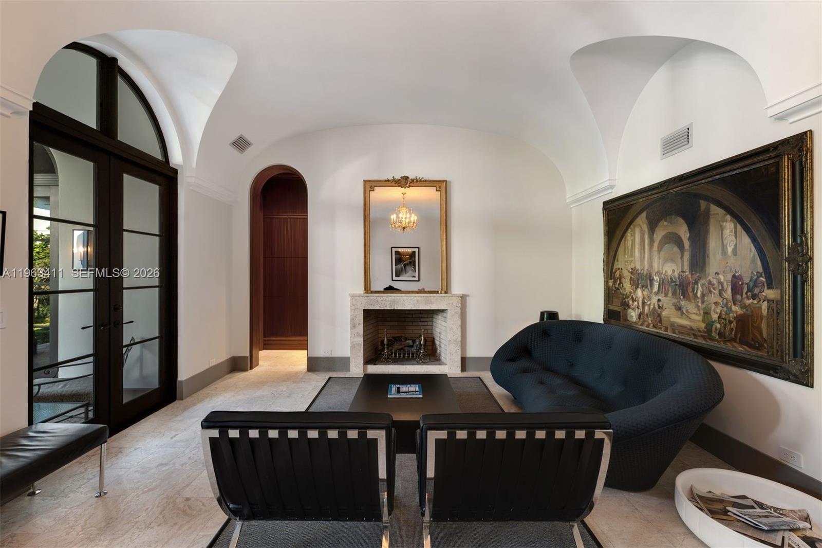 465 Hampton Lane Key Biscayne, FL 33149 - Photo 11 of 41 GREAT ROOM WITH VOLUME CEILINGS