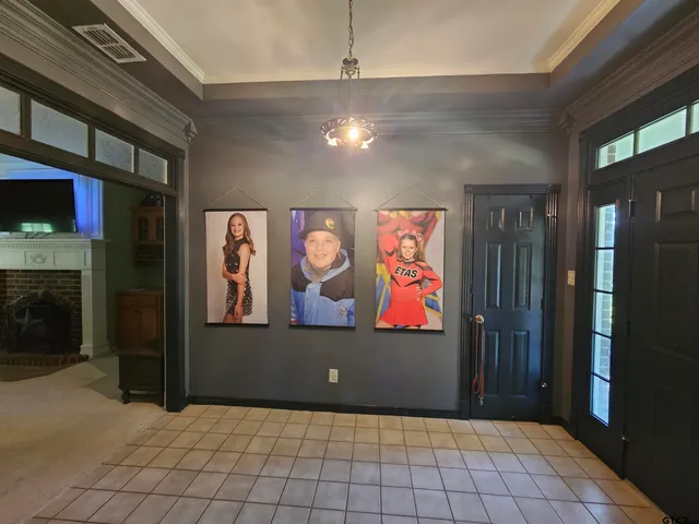 a view of entryway with a hallway